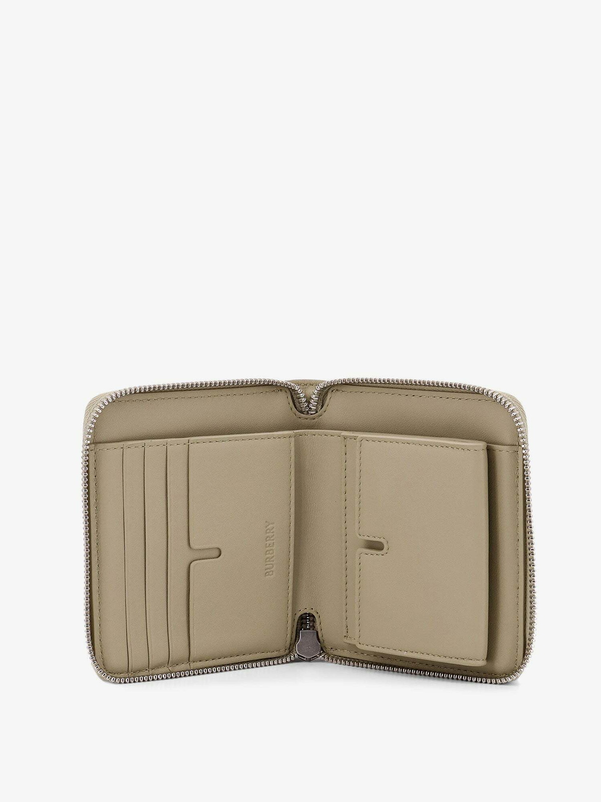 Burberry Zip Wallet Md Beige Mens Wallet Burberry