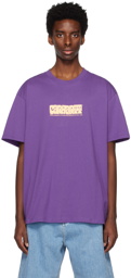 Carhartt Work In Progress Purple Heat Script T-Shirt