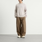 Bram's Fruit Men's Garden Hose Crewneck Knit in Grey Melange
