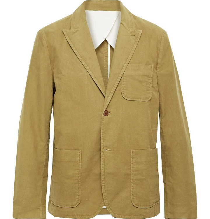 Photo: Alex Mill - Mercer Cotton-Blend Moleskin Suit Jacket - Brown