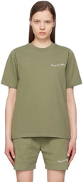 Museum of Peace & Quiet Khaki Wordmark T-Shirt