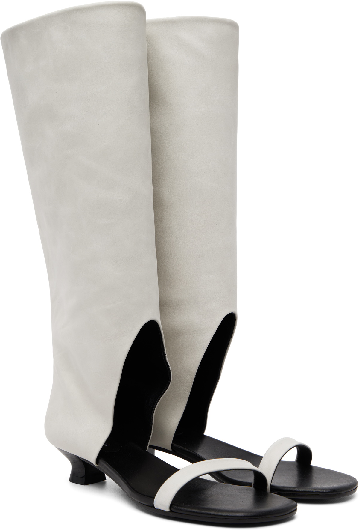 Paloma Wool Off-White Manuela Heeled Sandals