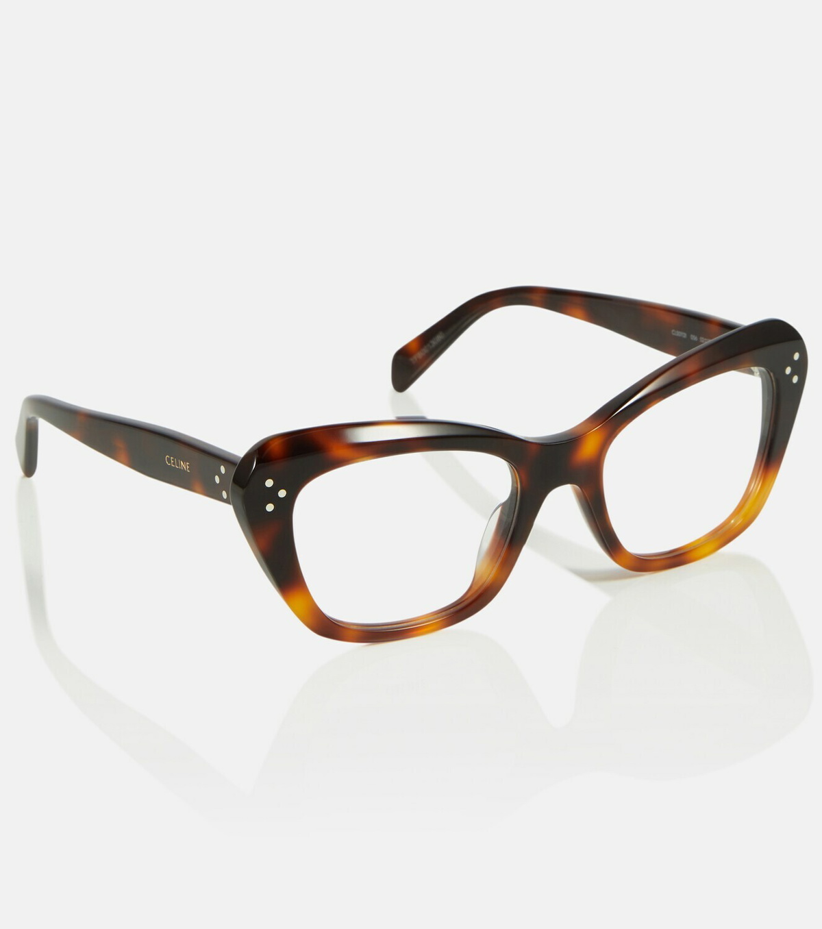 【Celine Eyewear】 Tortoiseshellキャットアイグラス Celine Tortoiseshell Acetate Cat-Eye Sunglasses - Bergdorf