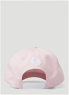 Logo Embroidered Baseball Cap in Pink