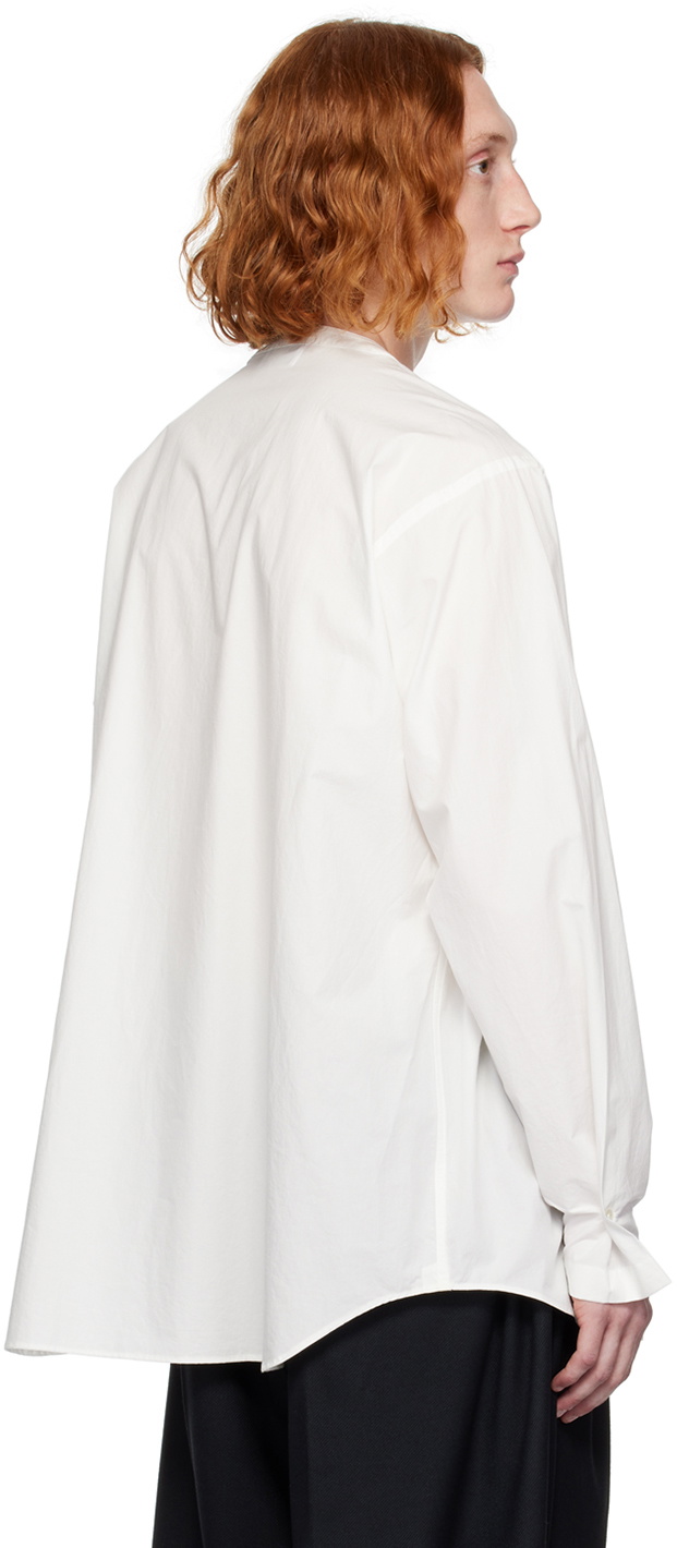 rainmaker PLEATED S/S SHIRT/White サイズ5 RAINMAKER KYOTO White Pleated Shirt RAINMAKER KYOTO