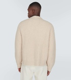 Loro Piana Ribbed-knit cashmere cardigan