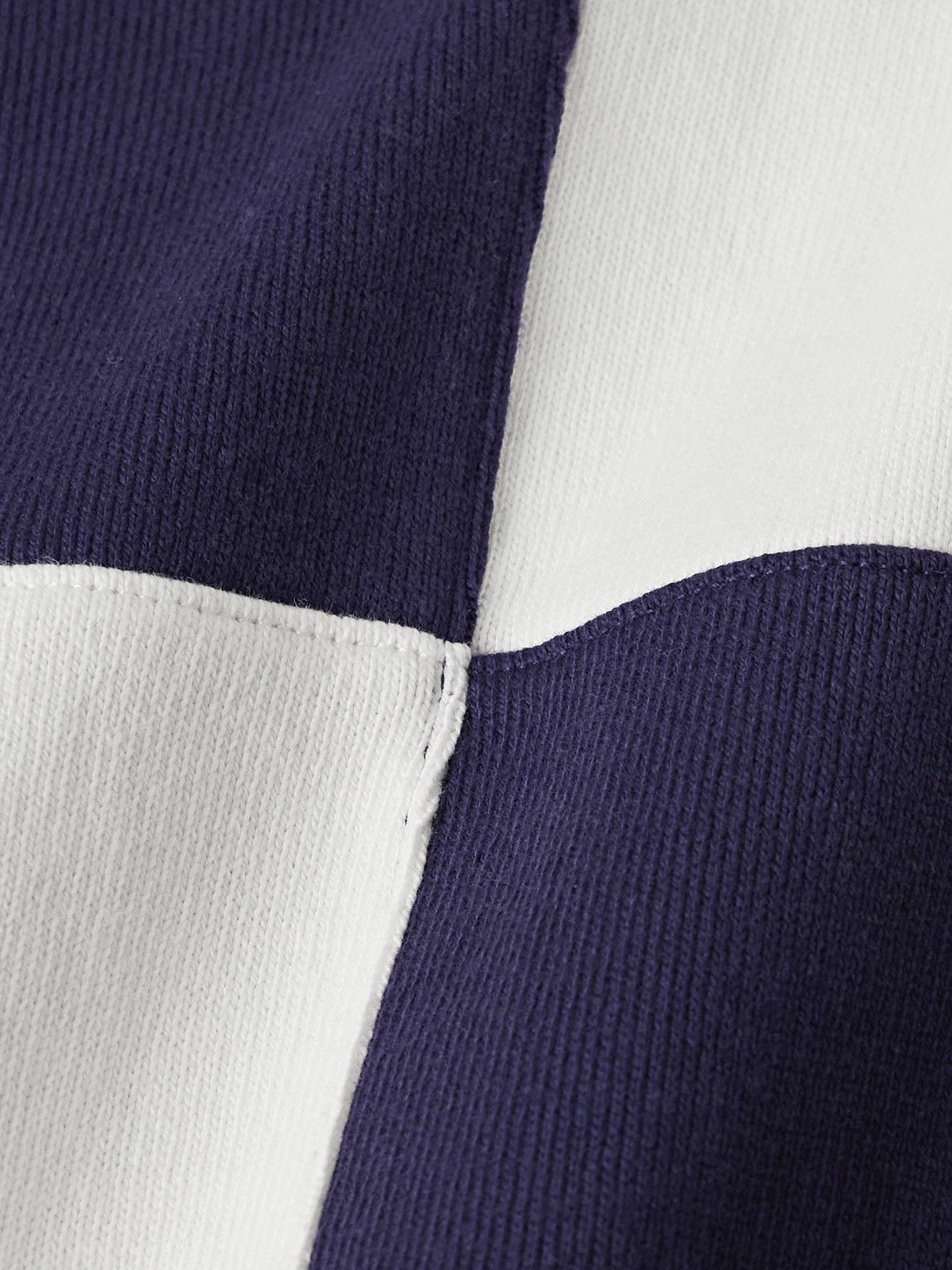 BODE - Grandfather Appliquéd Printed Cotton Polo Shirt - Blue