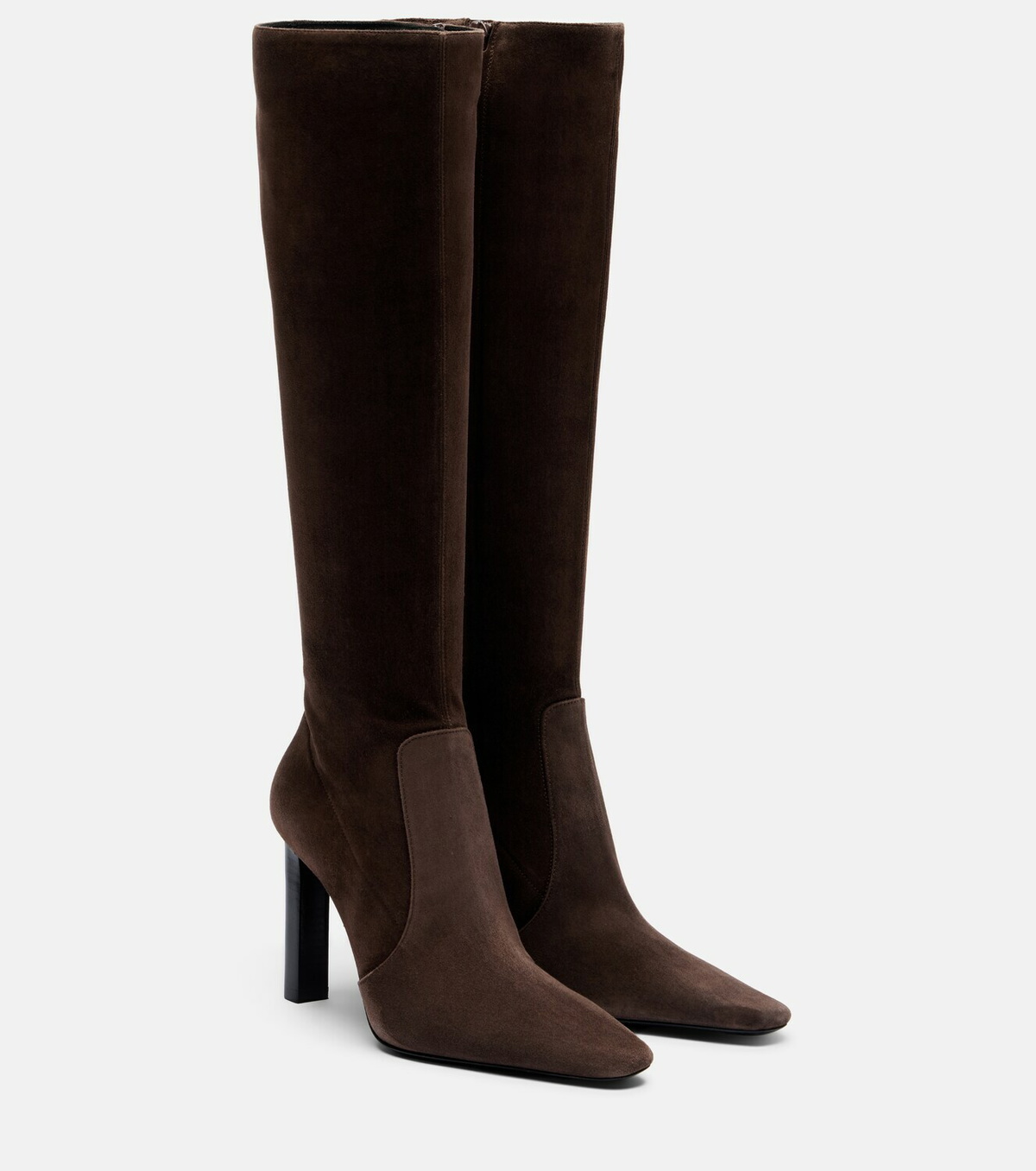 Saint Laurent Francoise suede knee-high boots
