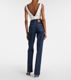 Valentino High-rise flared jeans