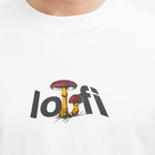 Lo-Fi Men's Mushroom Logo T-Shirt in White