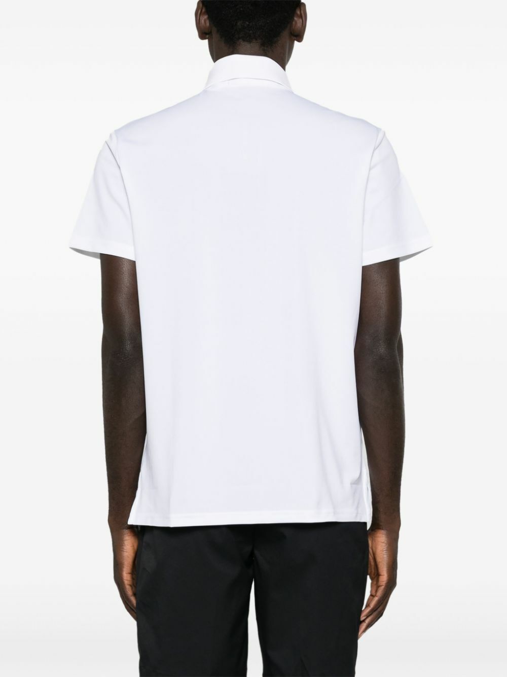 RLX Ralph Lauren White Polo Bear Piqué Polo Shirt