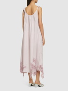 ACNE STUDIOS Cotton Midi Dress with lace