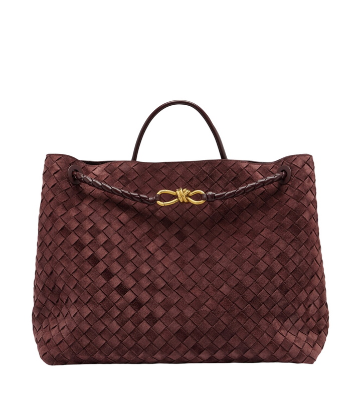 Photo: Bottega Veneta Andiamo Large suede tote bag