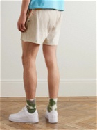 Gallery Dept. - Insomnia Straight-Leg Logo-Print Paint-Splattered Cotton-Jersey Shorts - Neutrals