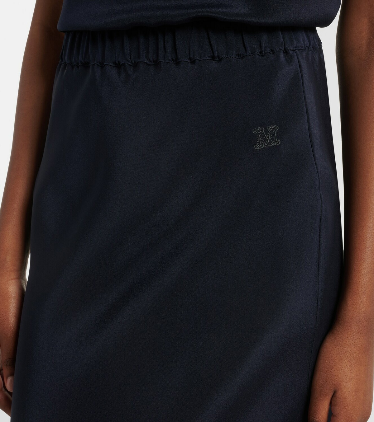 Max Mara Sospiro silk satin maxi skirt