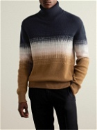 Richard James - Dégradé Wool Rollneck Sweater - Blue