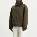 Stone Island Men's Ghost David-TC Garment Dyed Jacket in Military Green
