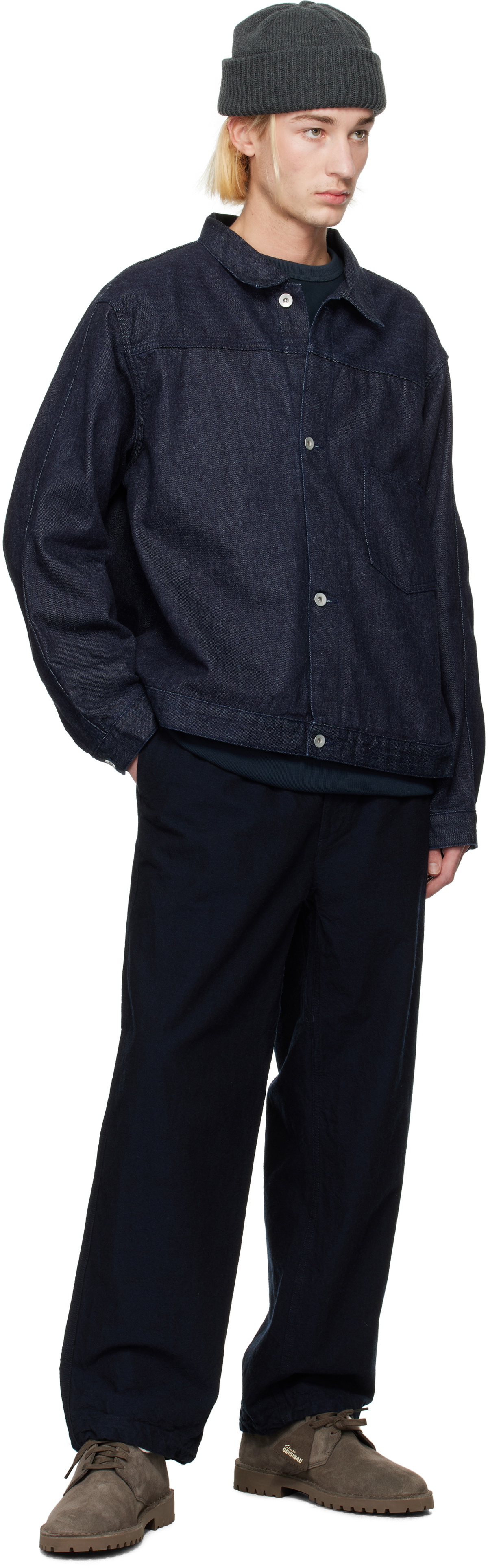 nanamica Indigo Short Denim Jacket