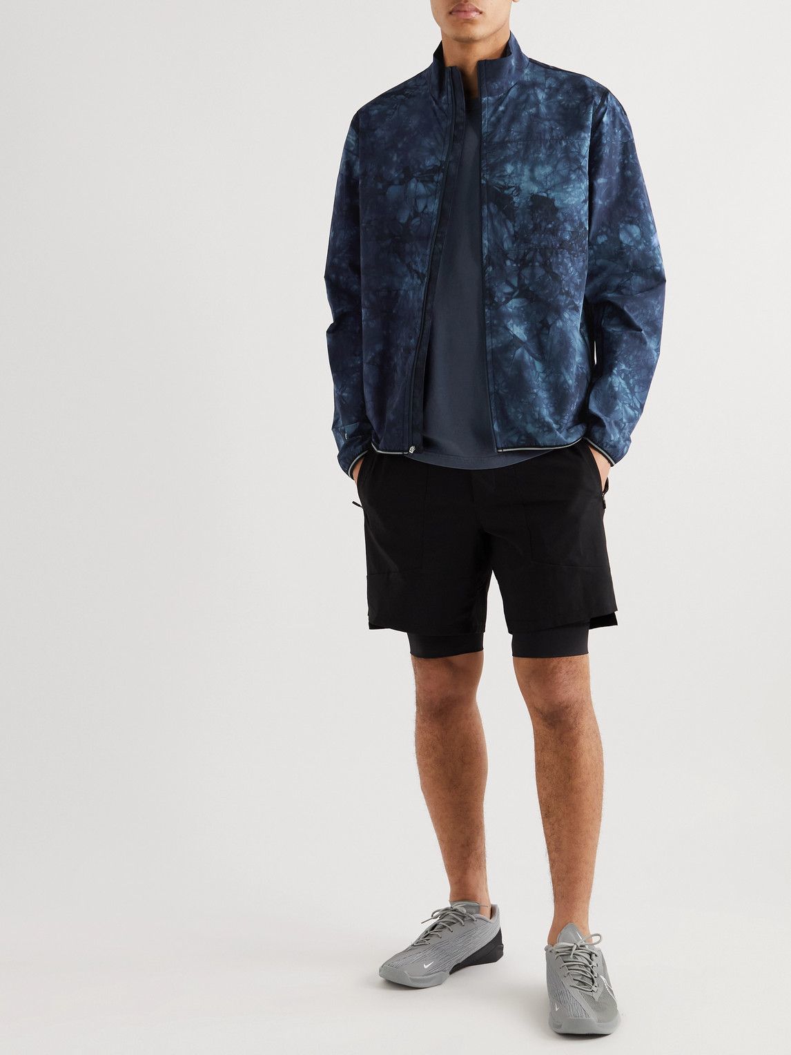 Reigning Champ - Ryan Willms Printed Stretch-Nylon Jacket - Blue