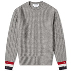 Thom Browne Funmix Chunky Merino Crew Knit