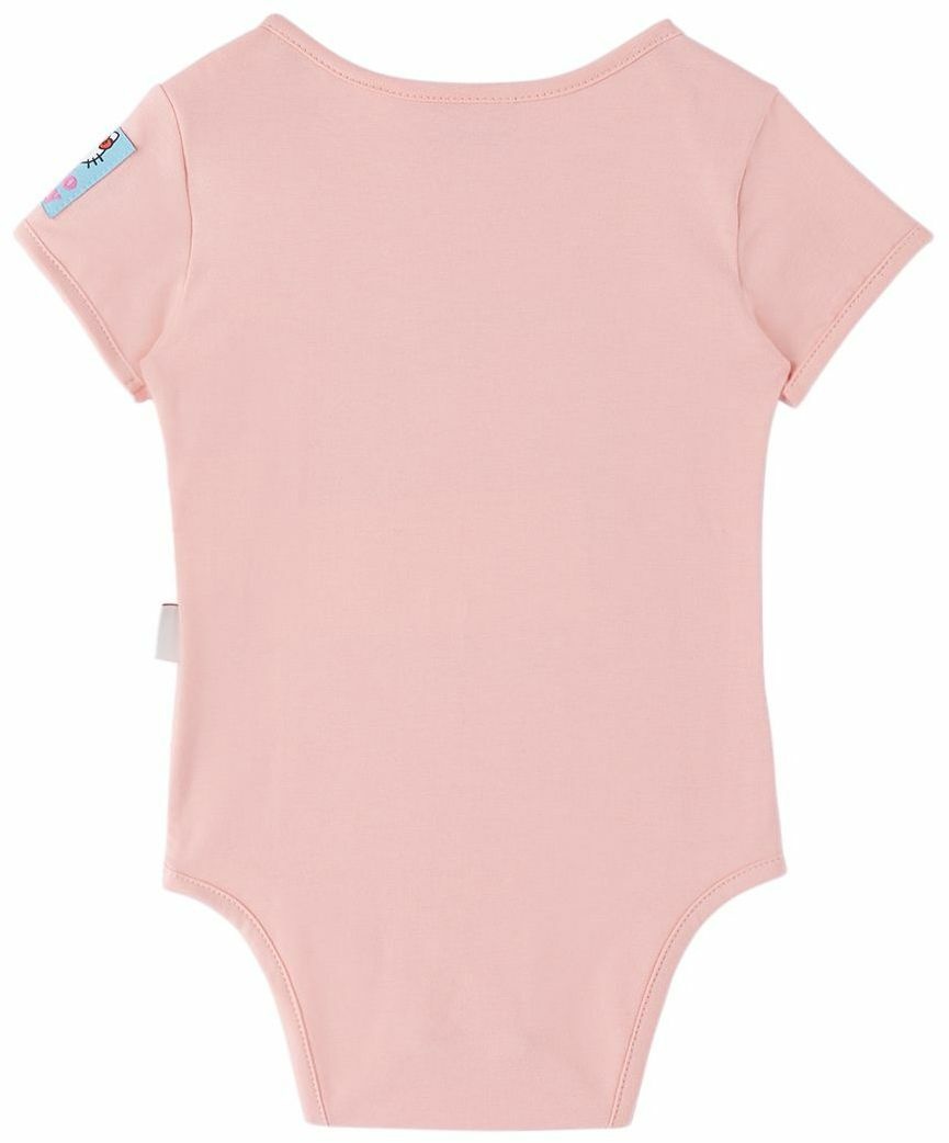 GCDS Kids Two-Pack Baby Pink Hello Kitty Edition Bodysuits