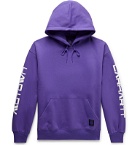 Carhartt WIP - Motown Records Logo-Print Fleece-Back Cotton-Blend Jersey Hoodie - Purple