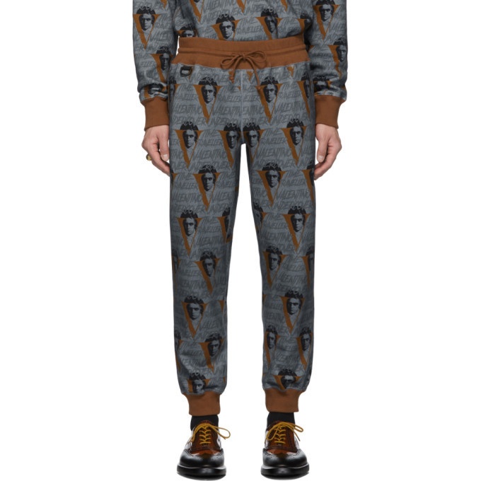 Photo: Undercover Grey Valentino Edition Printed Lounge Pants