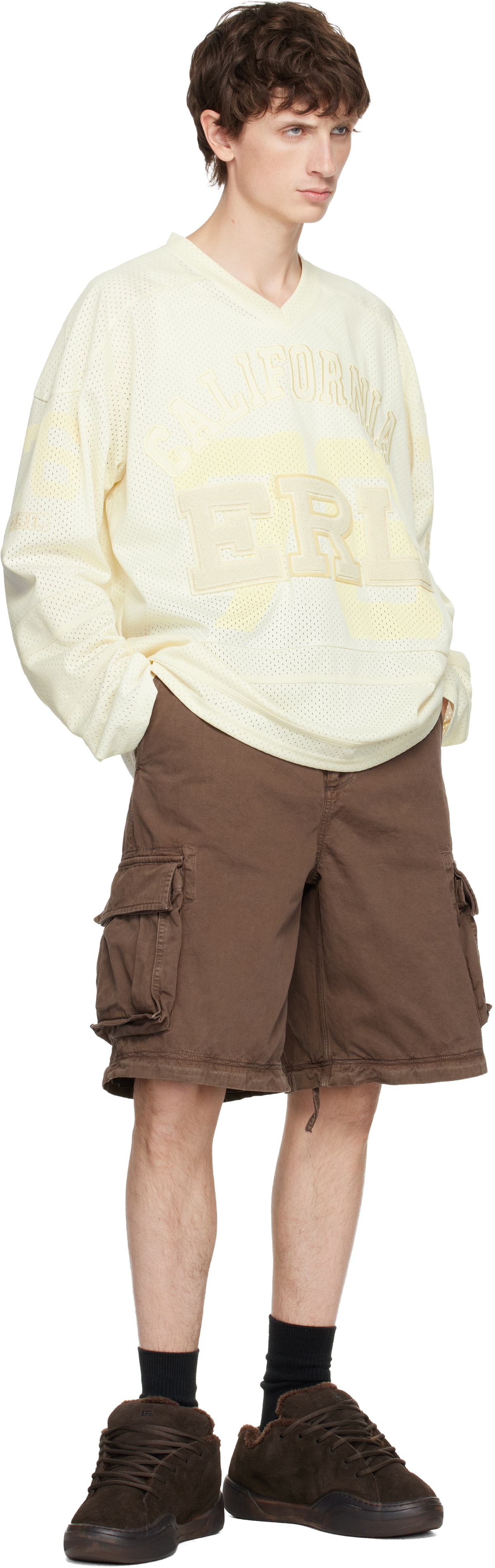 ERL Brown Vamp Sneakers