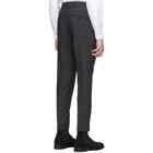 Tiger of Sweden Black and Grey Wool Tilman Trousers