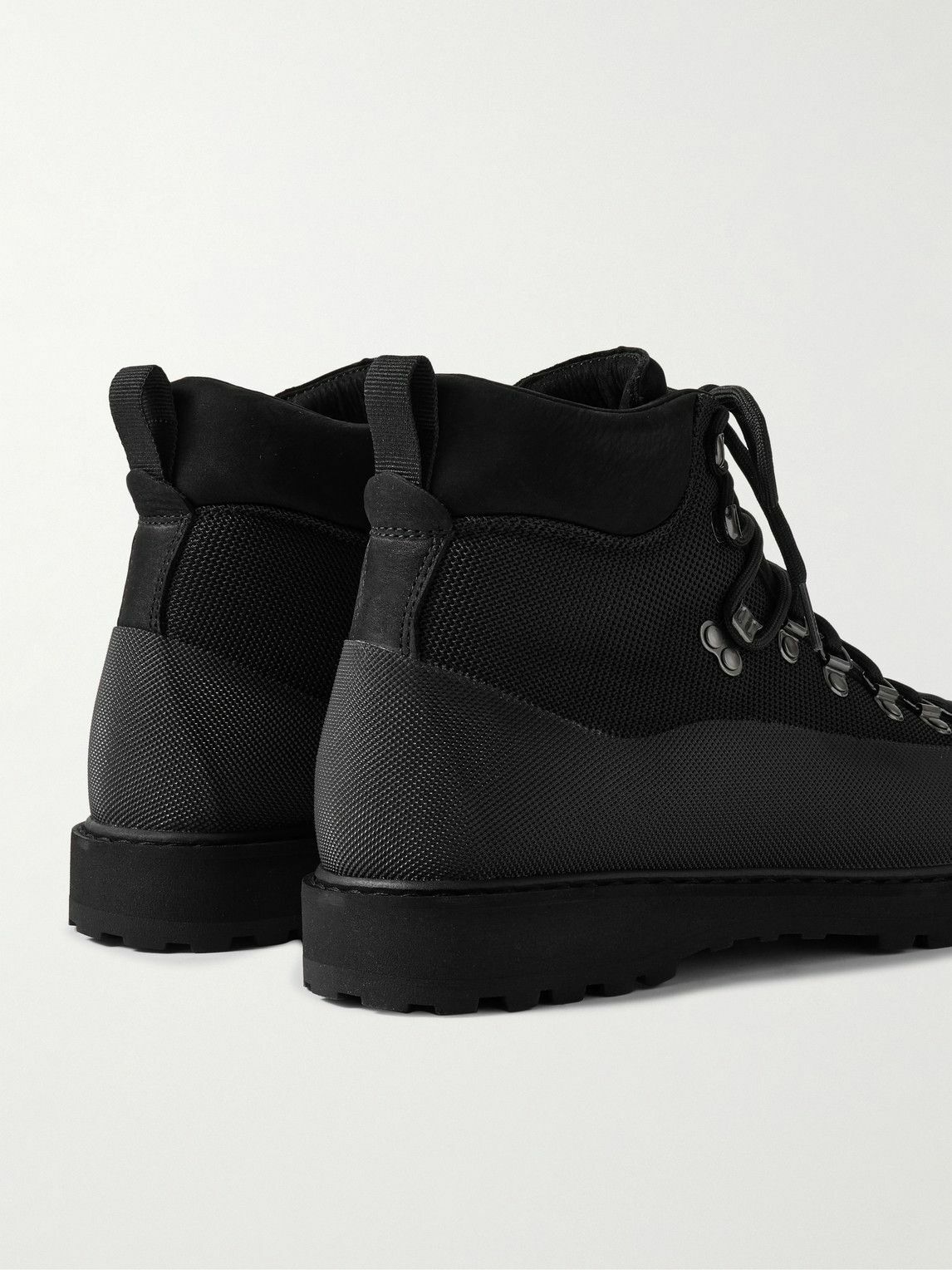 Diemme - Roccia Vet Sport Suede and Rubber-Trimmed Tech-Shell Hiking Boots - Black