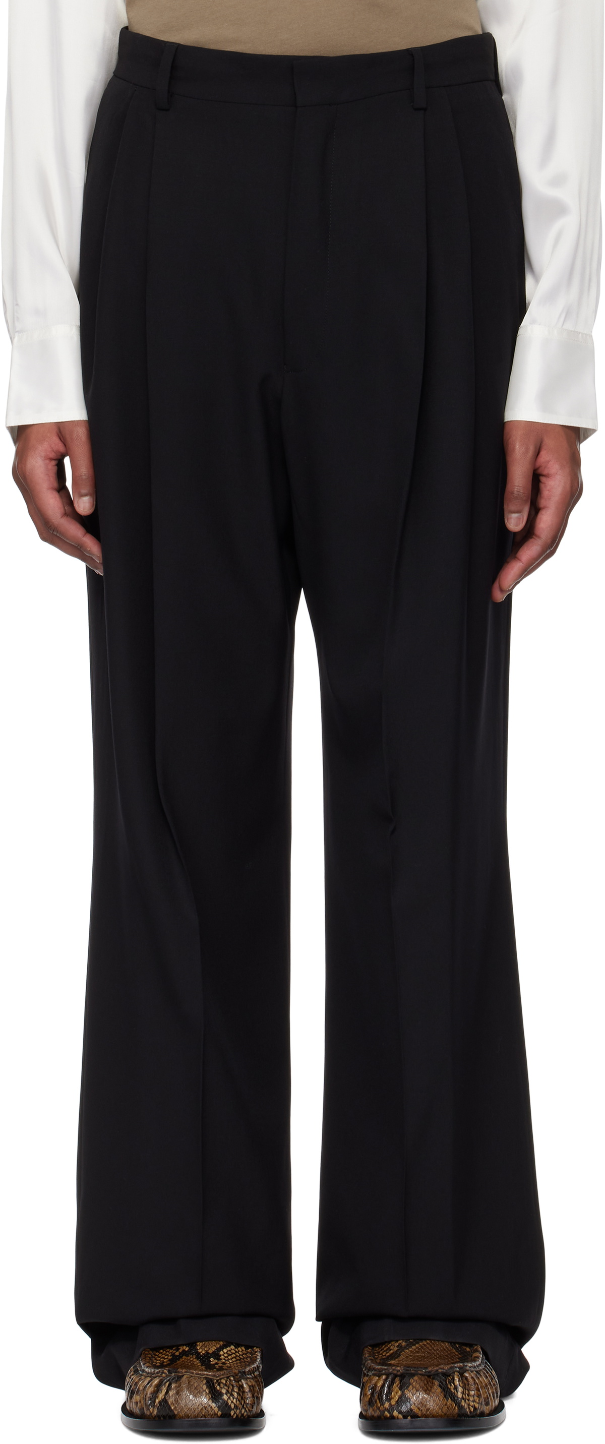 Dries Van Noten Black Trousers main image 1