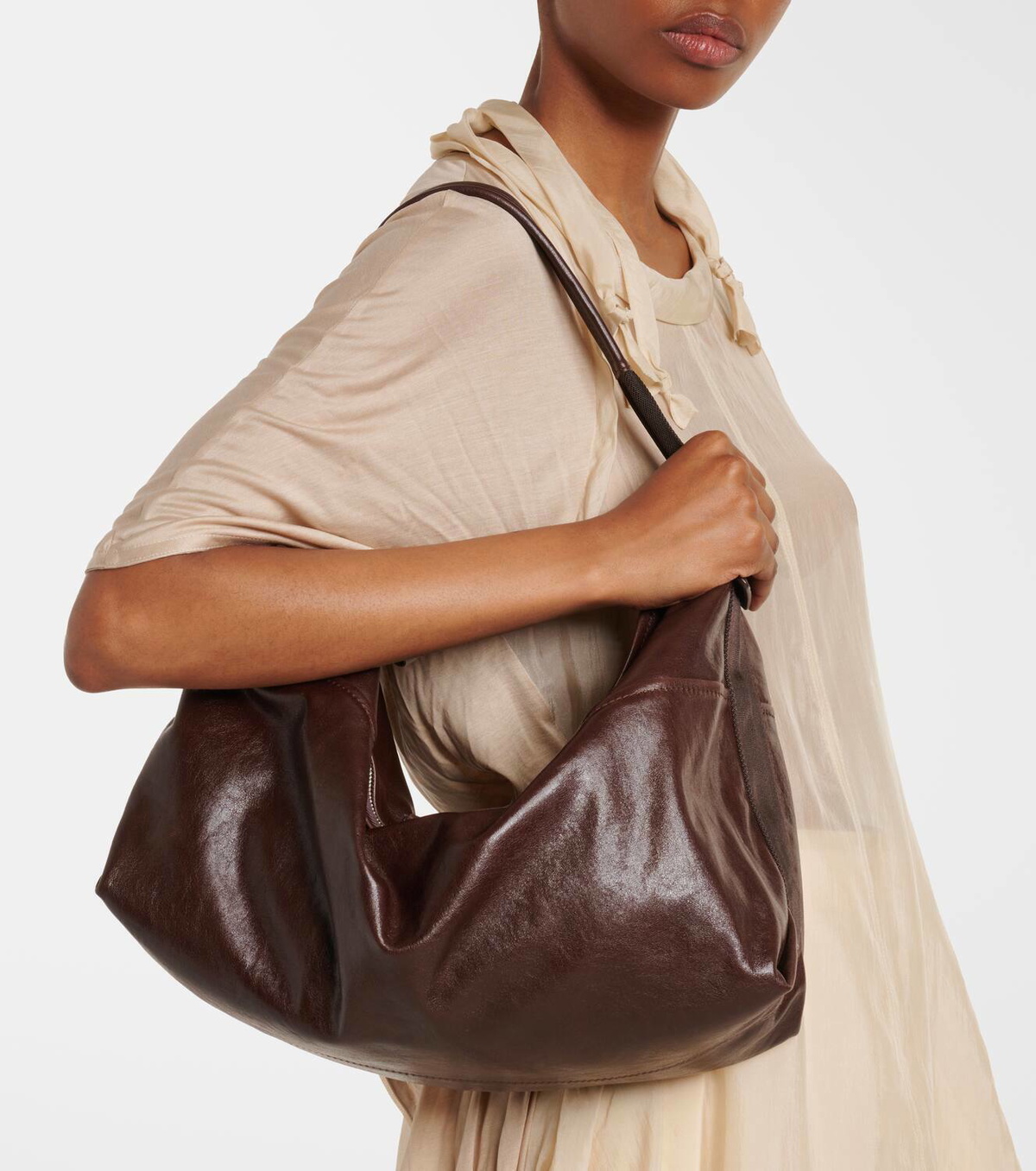 Lemaire Berlingot leather shoulder bag Lemaire