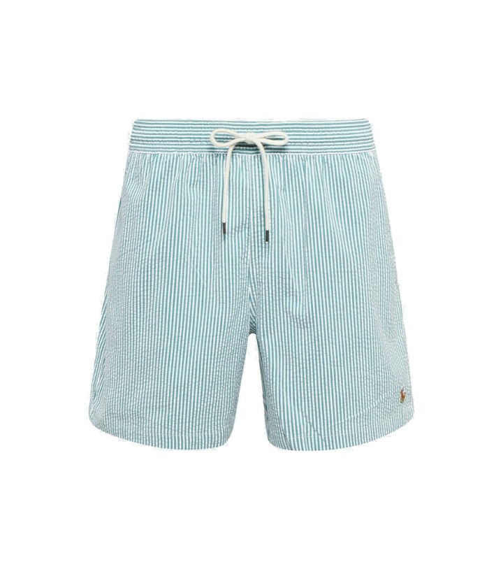 Photo: Polo Ralph Lauren - Traveler cotton-blend swim shorts