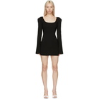 The Attico Black Liz Mini Dress