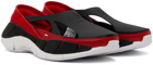 Maison Margiela Red & Black Reebok Edition Croafer Sneakers