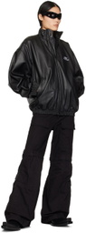 Balenciaga Black Flared Cargo Pants