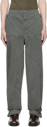 Dion Lee Gray Shell Trousers