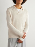 Gabriela Hearst - Aled Cashmere Polo Shirt - Neutrals