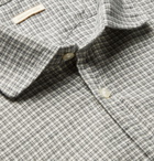 Massimo Alba - Checked Cotton Shirt - Black