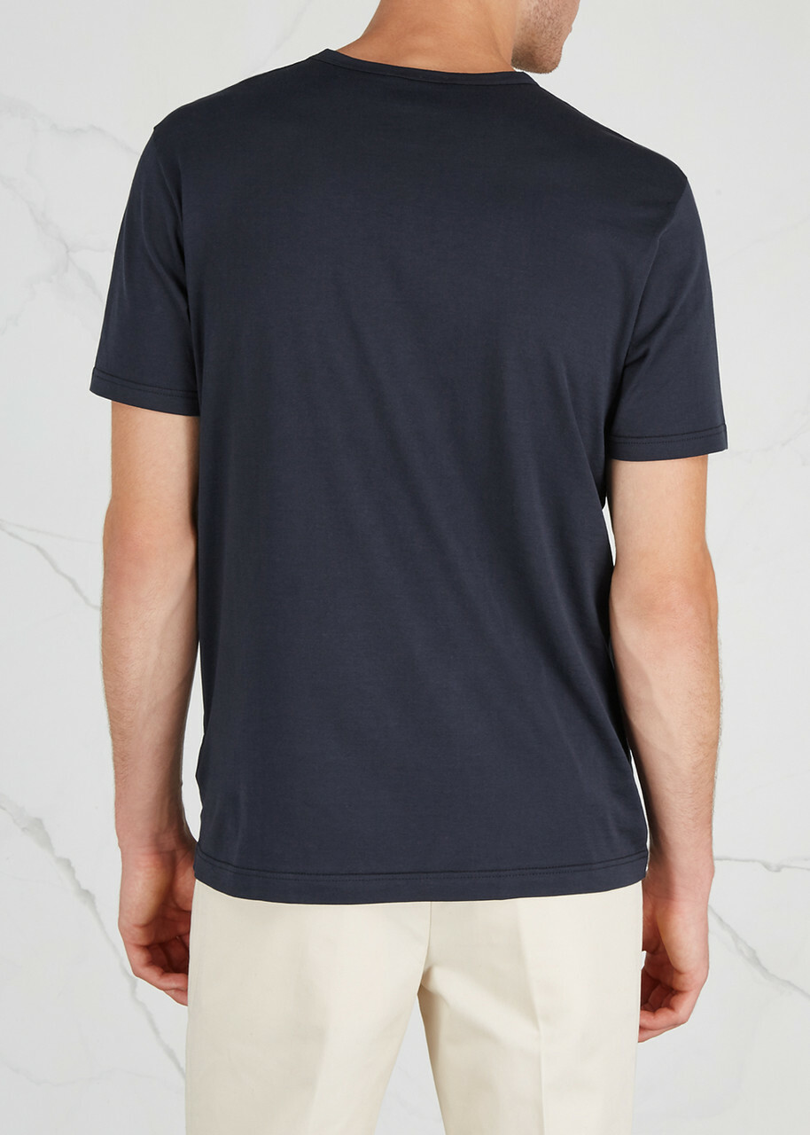 Sunspel Cotton T-shirt Navy