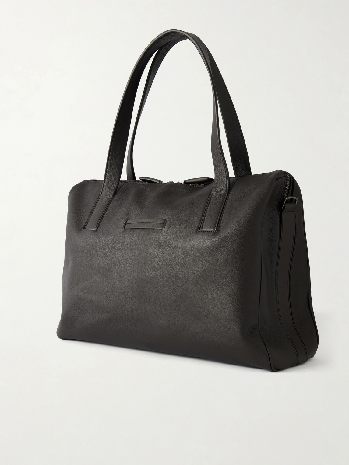 Zegna - Leather Weekend Bag - Brown