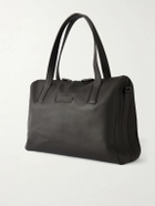 Zegna - Leather Weekend Bag - Brown