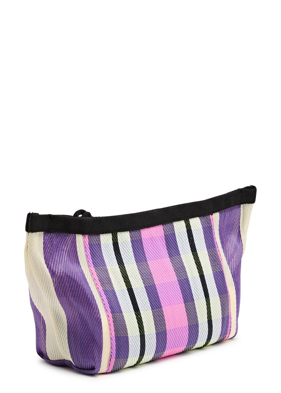 Isabel Marant Powden Checked Nylon Clutch bag - Purple - One