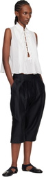 Kenzo Off-White Kenzo Paris Light Sleeveless Blouse
