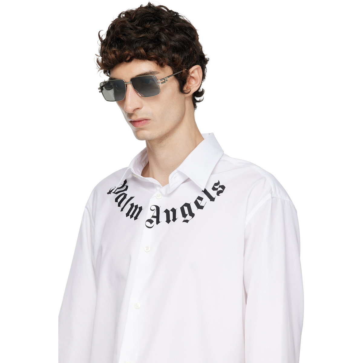 Palm Angels Silver Imperial Sunglasses