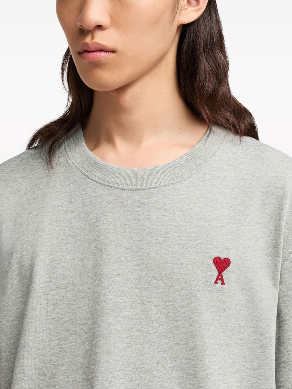 AMI PARIS - T-shirt With Embroidery