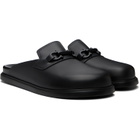 Ferragamo Black Santiago Loafers