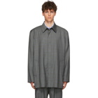 Balenciaga Grey Check Tailored Jacket