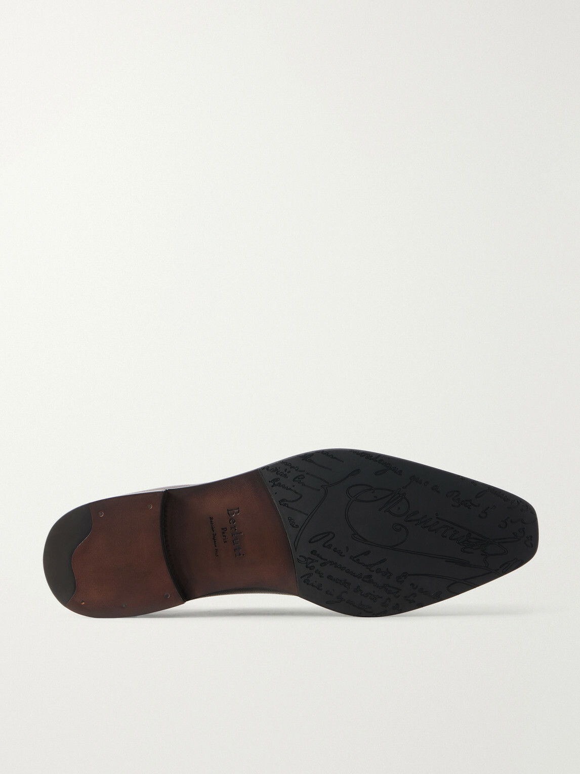 Berluti - Alessandro Demesure Leather Oxford Shoes - Brown