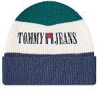 Tommy Jeans Men's Modern Tech Stripe Beanie in Multi